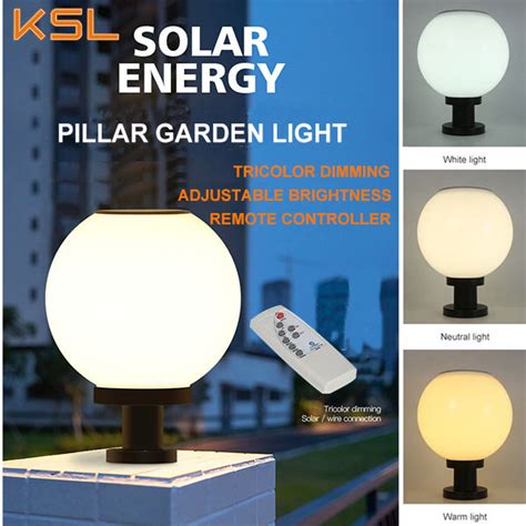 solar gate post lamps|KSL Solar Led Outdoor Street Post Light Outdoor Waterproof .